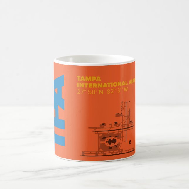 Tampa Airport (TPA) Diagram Mug (Center)