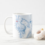 Tampa Bay Florida Beach House Decor Gift  Coffee Mug<br><div class="desc">It's always Summertime with this beautiful custom Tampa Bay mug, with Emerson's "Live in the sunshine... " quote and a spot to personalise it for a friend or family member. Easily customise the heart location Zazzle's design editor. Map includes Tampa, Clearwater, St. Petersburg, Bradenton, Palmetto, Anna Maria Island, Ft. De...</div>