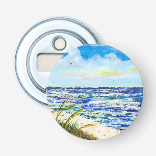 Tampa Bay Florida Beach Sunshine Skyway Bridge Bottle Opener