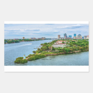 Tampa Bay, Florida  Rectangular Sticker