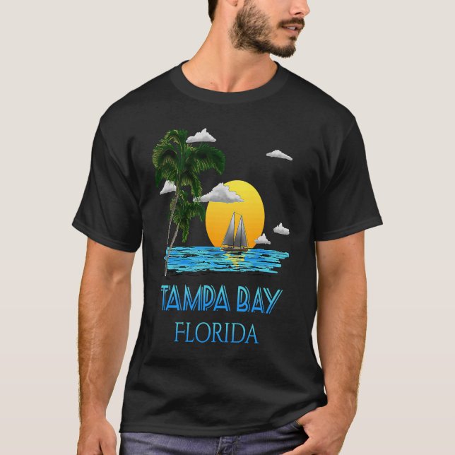 Tampa Bay Florida Sailing T-Shirt (Front)