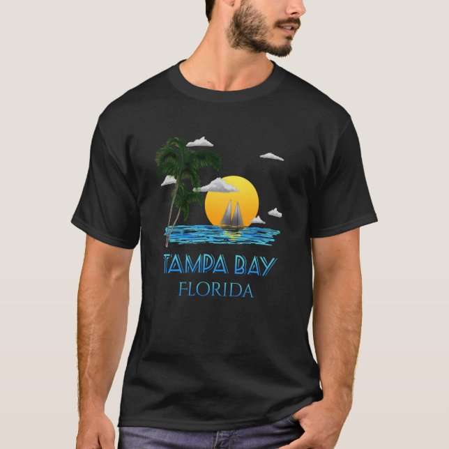 Tampa Bay Florida Sailing T-Shirt (Front)