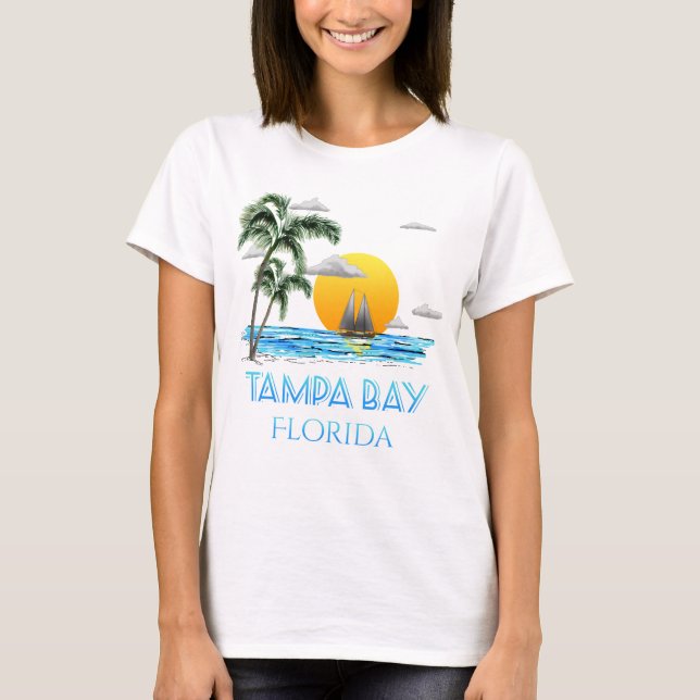 Tampa Bay Florida Sailing T-Shirt (Front)
