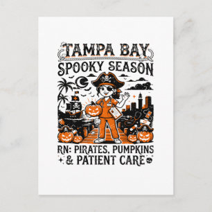 Tampa Bay Nurse Fall Pirate Theme Postcard