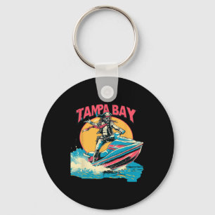 Tampa Bay Pirate Florida Jetski Boating Funny Gasp Key Ring