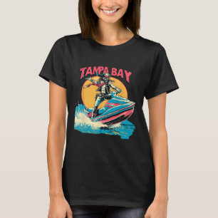 Tampa Bay Pirate Florida Jetski Boating Funny Gasp T-Shirt