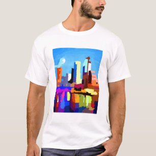 Tampa Bay Skyline Moonrise T-Shirt