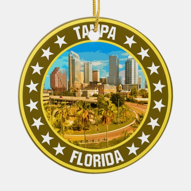 Tampa                                              ceramic tree decoration (Front)