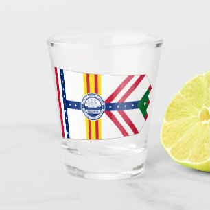 Tampa city flag shot glass