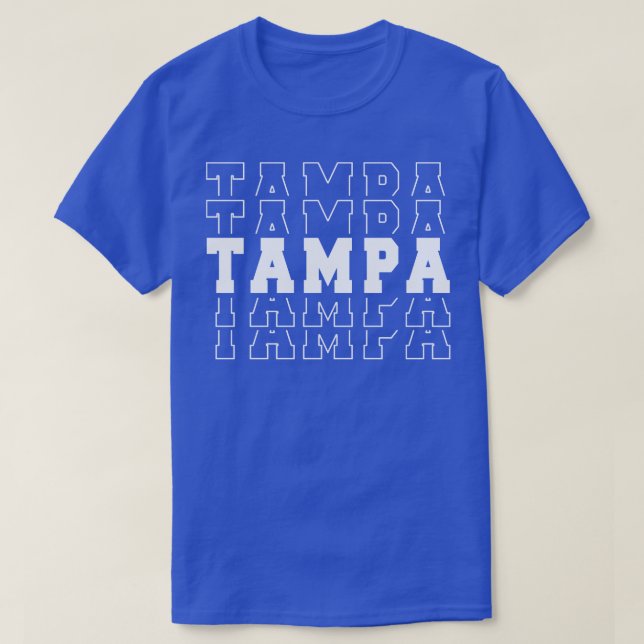 Tampa city Florida Tampa FL 1 T-Shirt (Design Front)