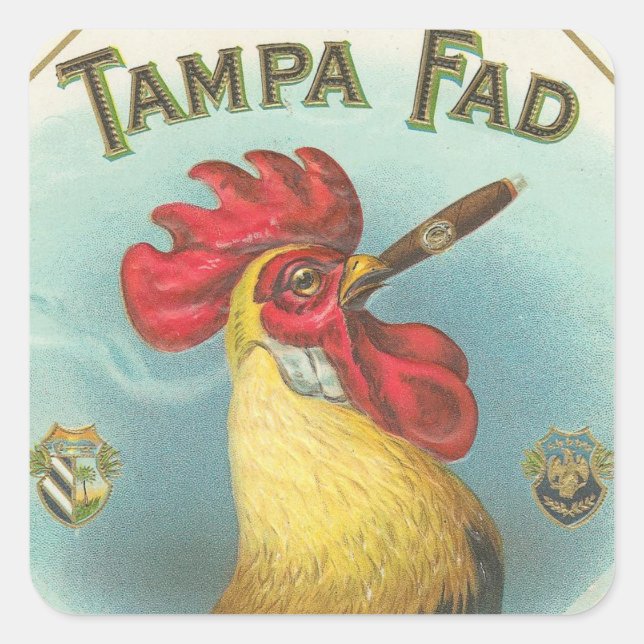 Tampa Fad Square Sticker (Front)