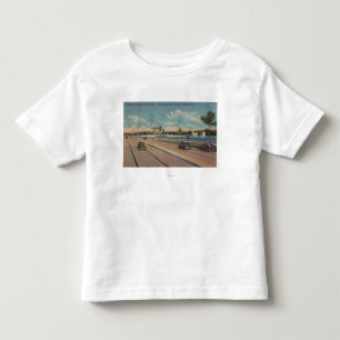 Tampa, FL - View of Bayshore Blvd, Bridge Toddler T-Shirt