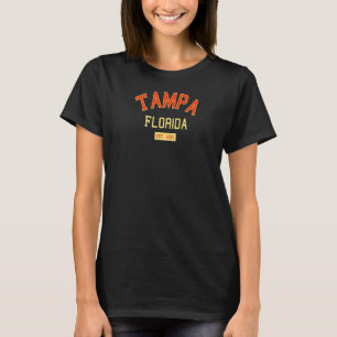 Tampa Florida 1855 Vintage Fl Retro Tampanian Amer T-Shirt