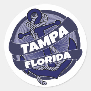 Tampa Florida anchor stickers