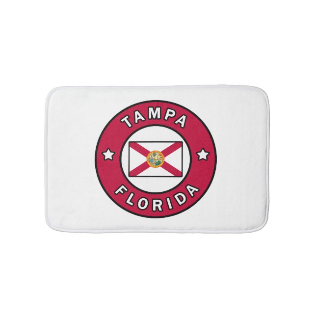 Tampa Florida Bath Mat (Front)