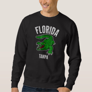 Tampa Florida Crocodile Alligator Souvenir Sweatshirt