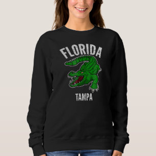 Tampa Florida Crocodile Alligator Souvenir Sweatshirt