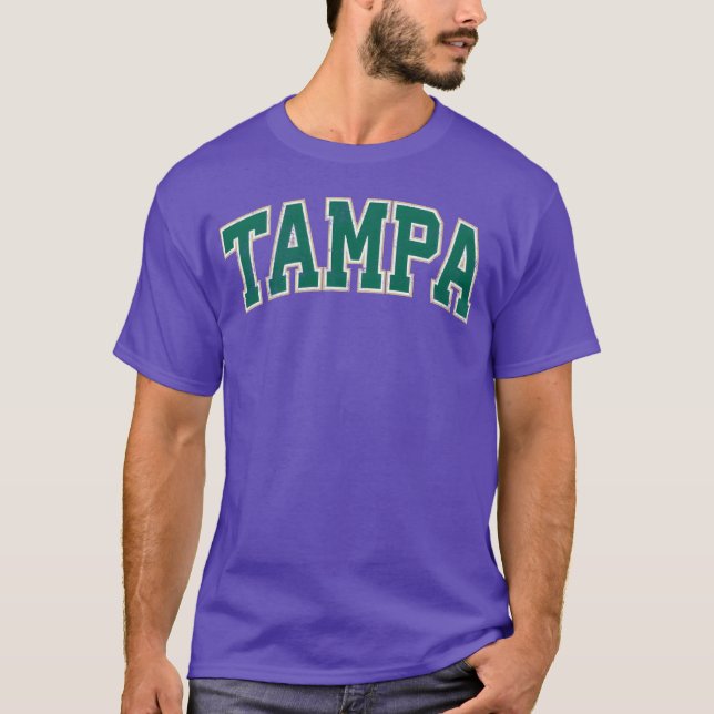 Tampa Florida Fl Athletic Sports friend friends T-Shirt (Front)