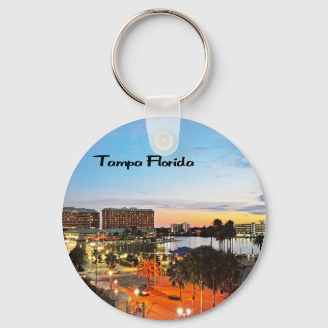 Tampa Florida Key Ring (Front)
