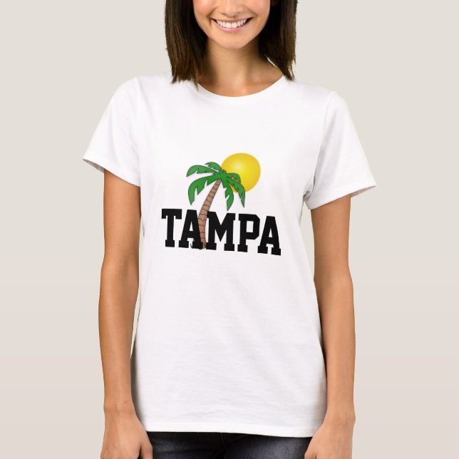 Tampa, Florida palm tree T-Shirt (Front)