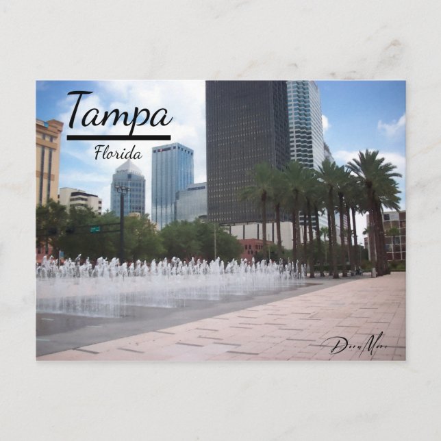 Tampa Florida Postcard (Front)
