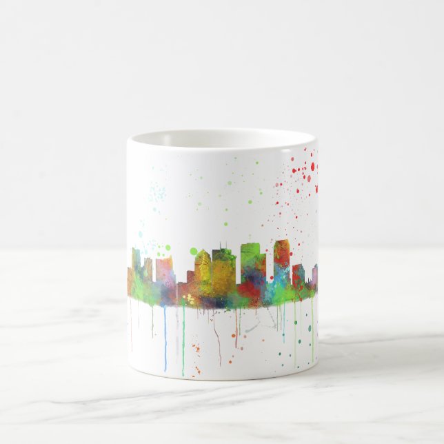 TAMPA, FLORIDA SKYLINE COFFEE MUG (Center)