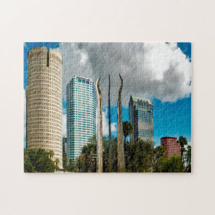 Tampa Florida Skyline. Jigsaw Puzzle