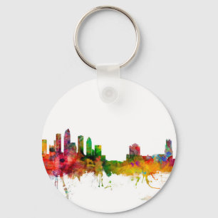Tampa Florida Skyline Key Ring