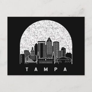 Tampa Florida Skyline Postcard