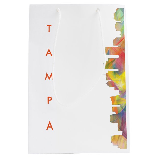 TAMPA, FLORIDA SKYLINE WB1 - MEDIUM GIFT BAG (Front)