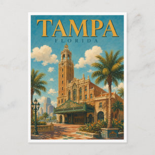 Tampa Florida Tampa Theatre GeoSaga Postcard