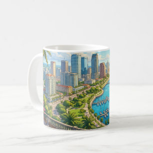 tampa florida travel coffee mug
