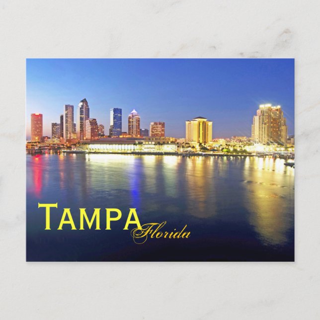 Tampa, Florida, U.S.A. Postcard (Front)