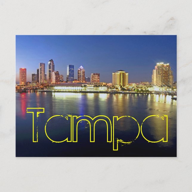 Tampa, Florida, U.S.A. Postcard (Front)