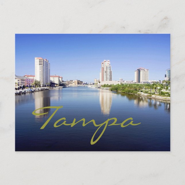 Tampa, Florida, U.S.A. Postcard (Front)