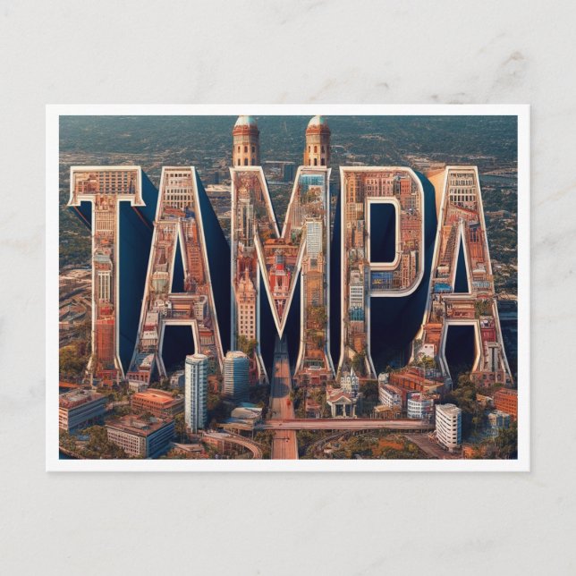 Tampa, Florida Vintage Travel Postcard (Front)