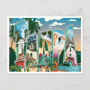 Tampa, Florida Vintage Travel Postcard
