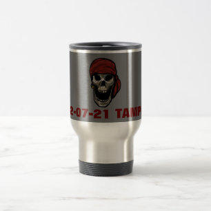 TAMPA SKULLS TRAVEL MUG