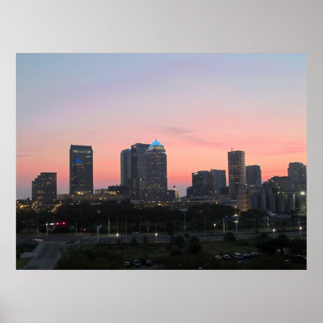 Tampa Skyline Poster (Front)