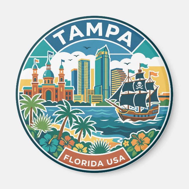 Tampa USA Magnet (Front)