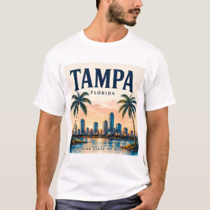 Tampa Waterfront Skyline T-Shirt