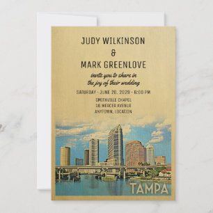 Tampa Wedding Invitation Florida