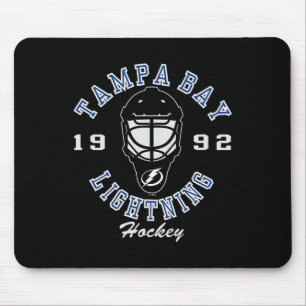 Tampa Y Lightning Hockey Mask Black Officially Lic Mouse Mat