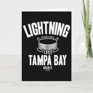 Tampa Y Lightning Hockey Puck Blue Officially Lice Card