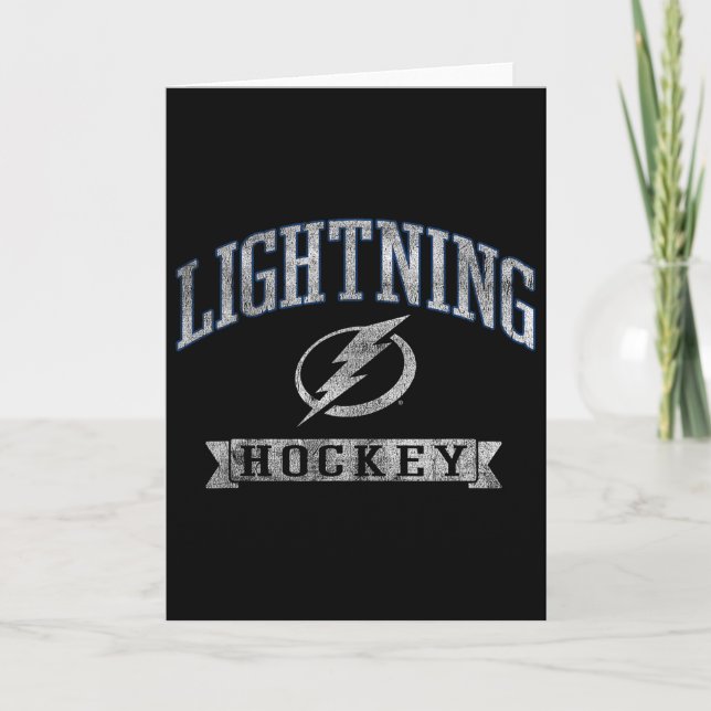 Tampa Y Lightning Vintage Hockey Officially Licens Card (Front)