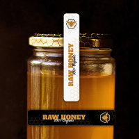 Tamper-Proof Modern Honey Product Label Packaging