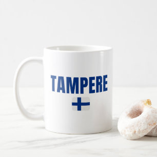 TAMPERE Finland Flag Coffee Mug