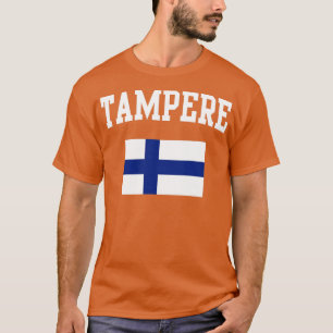 Tampere Finland Flag T-Shirt