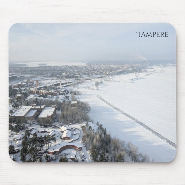 Tampere in Winter Mouse Mat (Front)