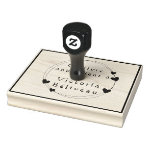 Tampon Encreur Grand logo personnalisé sur mesure Rubber Stamp